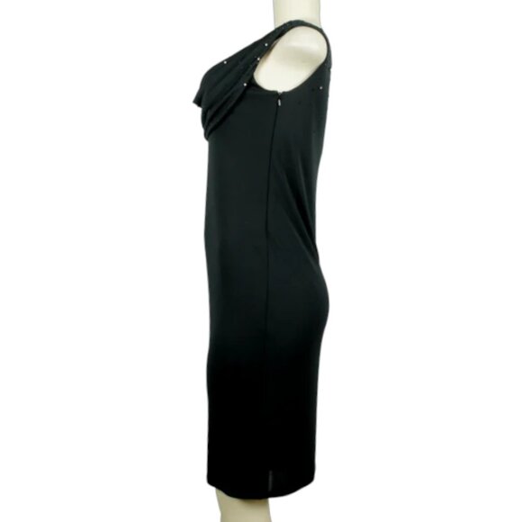 CLASS ROBERTO CAVALLI Cowl Neck Knee-Length Dress - Picture 2 of 4